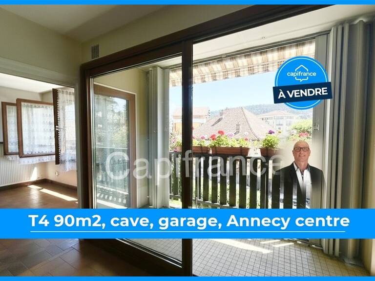 Appartement T4 de 90 m², 2ᵉ étage avec balcon, cave, garage en sus, Annecy centre (74) — photo 1