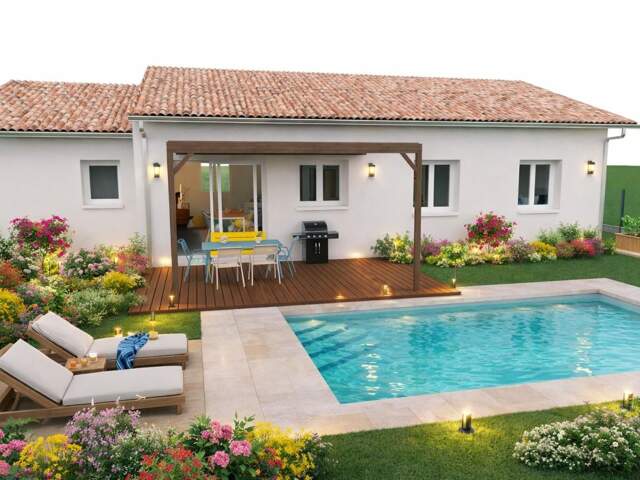Projet de construction d'une maison 85 m² avec terrain à MONTFORT-EN-CHALOSSE (40) — photo du bien