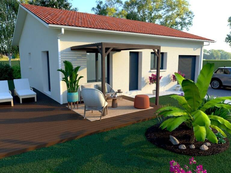 Projet de construction d'une maison 80 m² avec terrain à LALUQUE (40) — photo 1