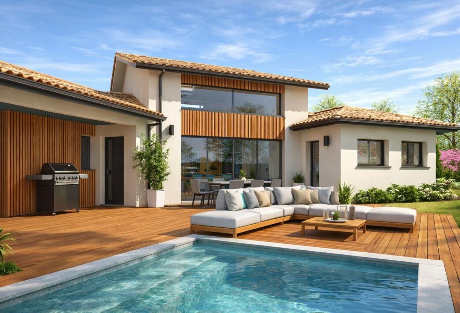 Projet de construction d'une maison 140 m² avec terrain à ORIST (40) — photo 1