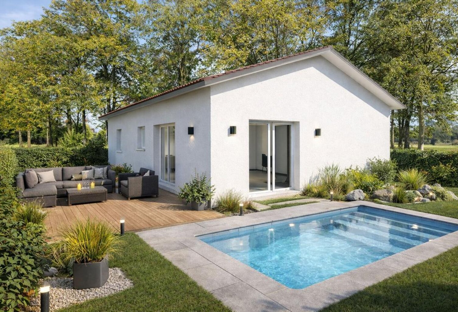 Projet de construction d'une maison 90 m² avec terrain à ORIST (40) — photo 1