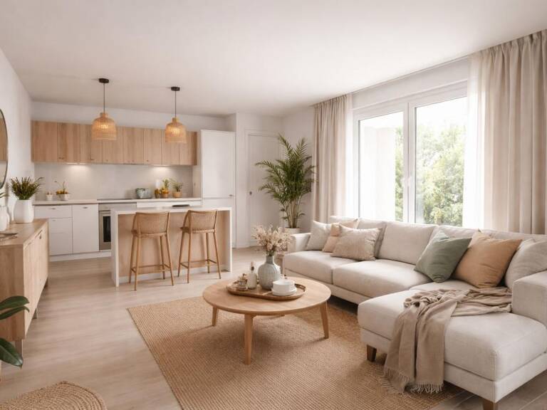 T4 D'EXCEPTION DE 89 M² AVEC DEUX TERRASSES ET VUE CAMPAGNE À BORMES-LES-MIMOSAS — photo 1