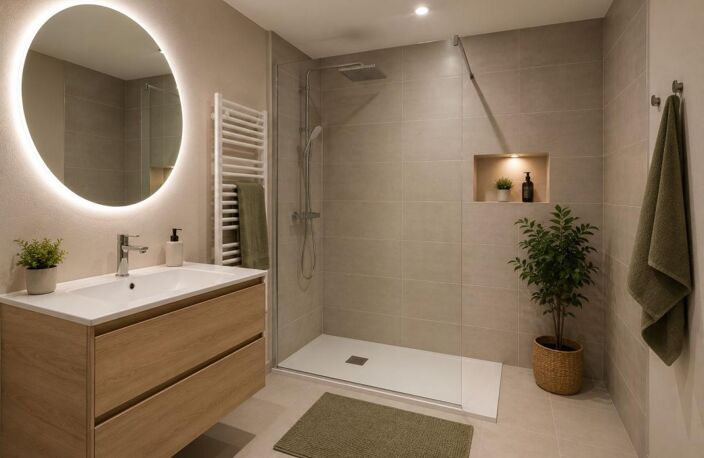 T4 D'EXCEPTION DE 89 M² AVEC DEUX TERRASSES ET VUE CAMPAGNE À BORMES-LES-MIMOSAS — photo 3