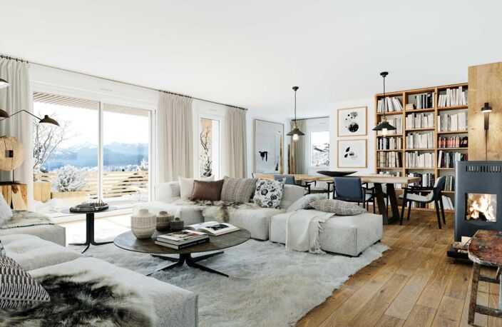 STUDIO NEUF 25 M2 AVEC BEAU BALCON DANS RÉSIDENCE NEUVE STANDING AU PIED DES PISTES !! — photo 4