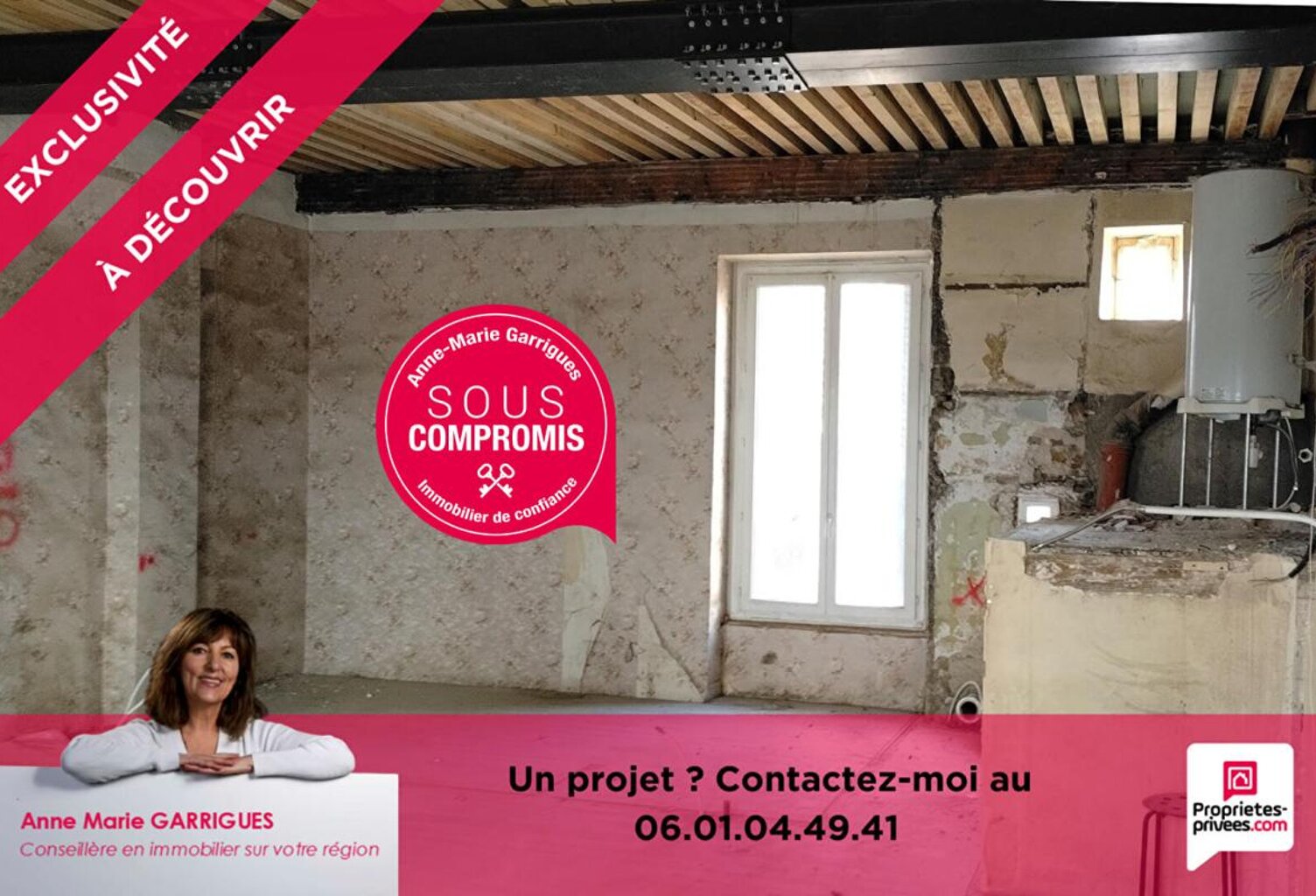EXCLUSIVITE - PLATEAU A AMENAGER - LYON 9 - 50 m²  - STATION VALMY — photo 1