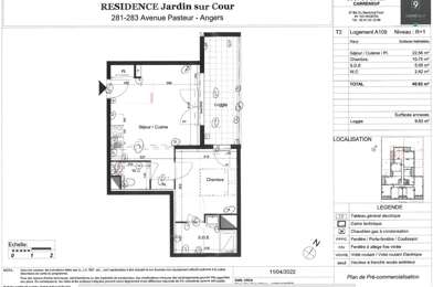 Appartement 2 pièces 169000 €
