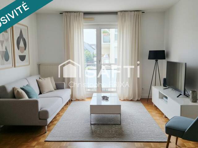 Appartement T3 proche jardin des plantes avec balcon et parking sous terrain — photo du bien