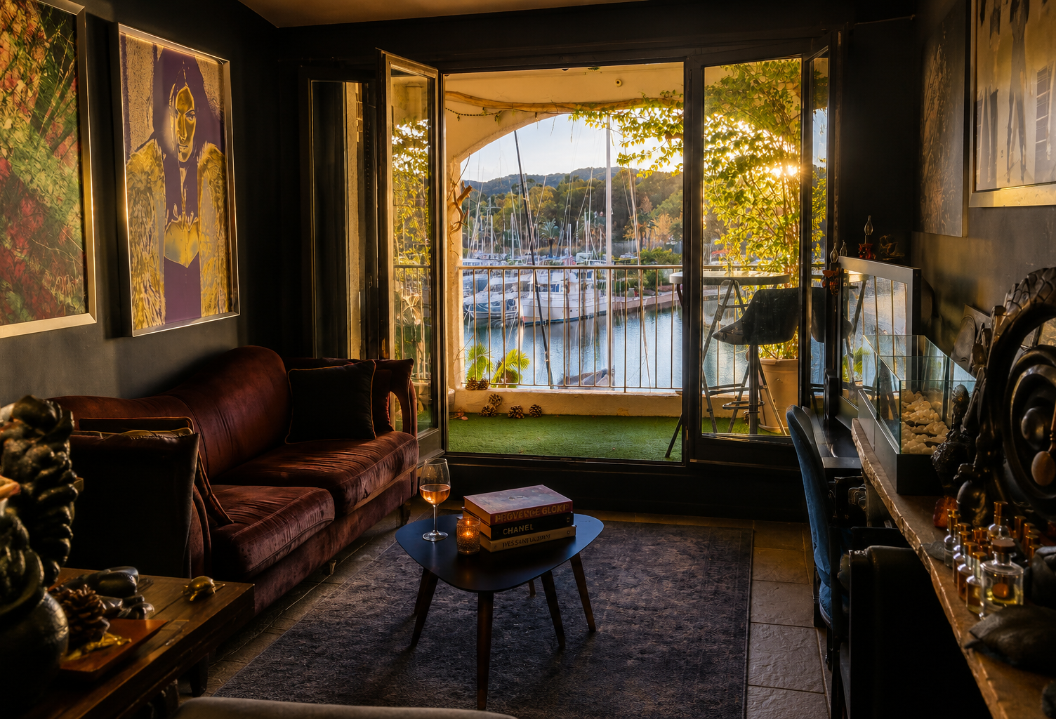 À Cogolin  Plage (83), grand appartement avec terrasse en ve — photo 1