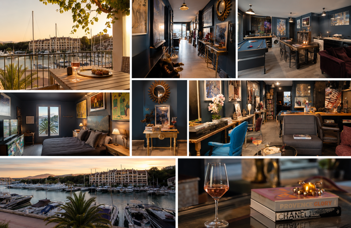À Cogolin  Plage (83), grand appartement avec terrasse en ve — photo 5