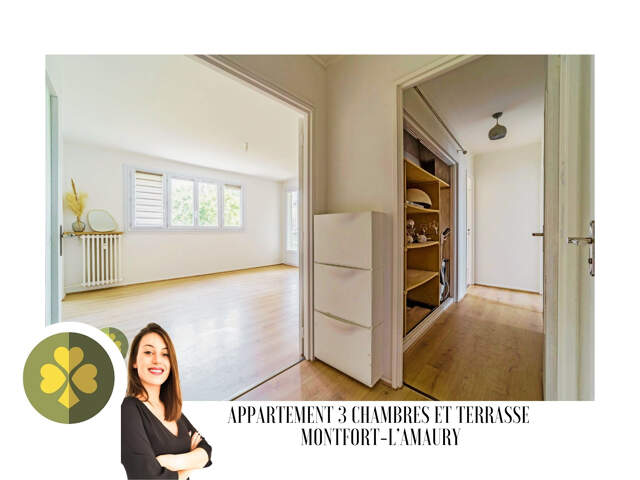 Appartement T3-T4 lumineux à Montfort-l'Amaury (78) + à vend — photo du bien