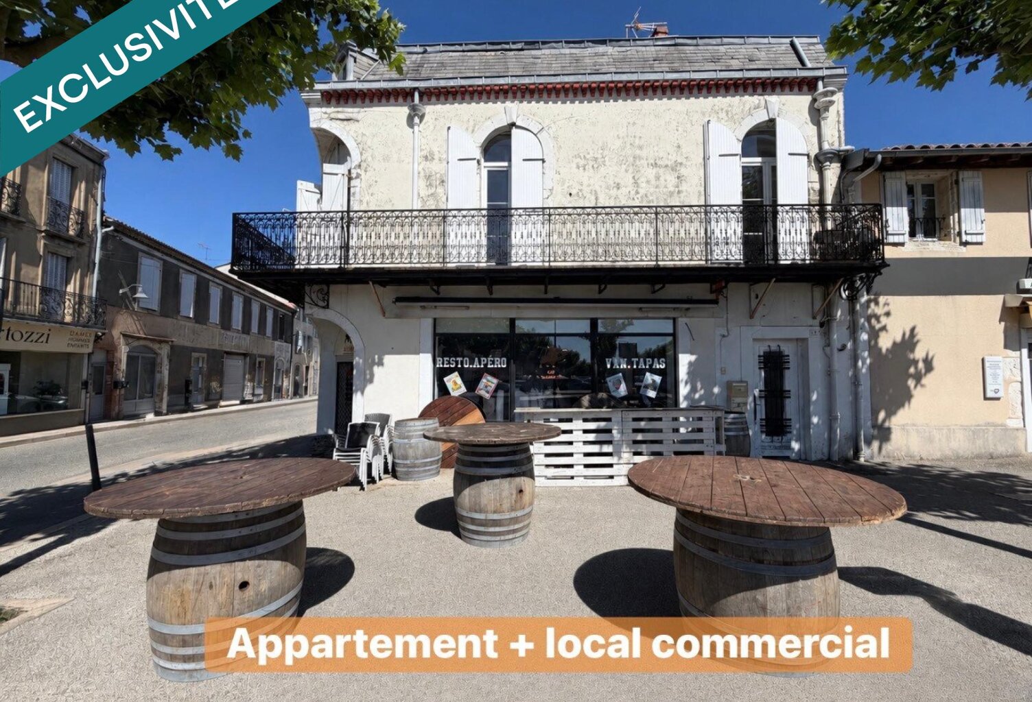 IMMEUBLE AVEC LOCAL COMMERCIAL ET APPARTEMENT — photo 1