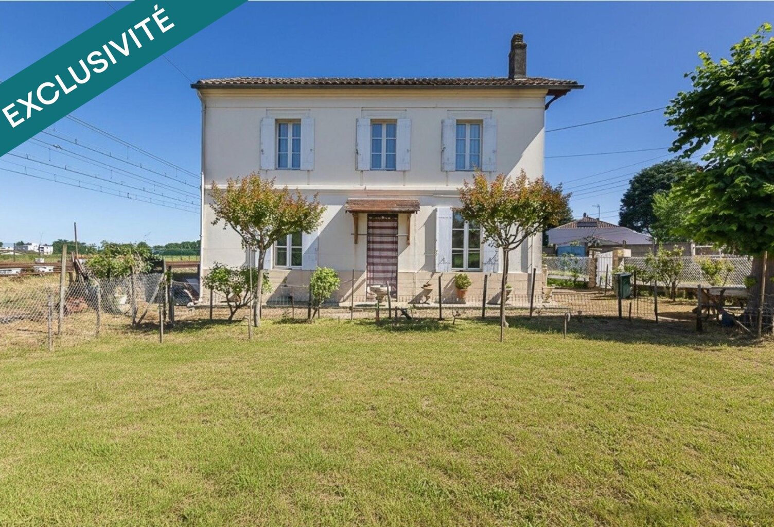 Maison en pierre 129 m² - 3 chambres - Garage 75 m² - Terrain 775 m² - Libourne — photo 1