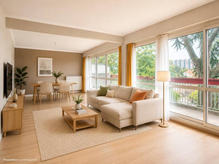 Grand T3 de 85 m² au dernier étage avec garage, parking et cellier — photo 1