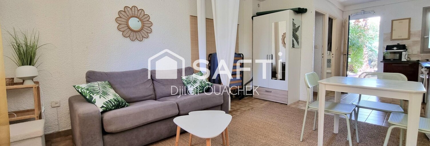Appartement 1 Pièce 27 m² à vendre à Canet-en-Roussillon (66140)