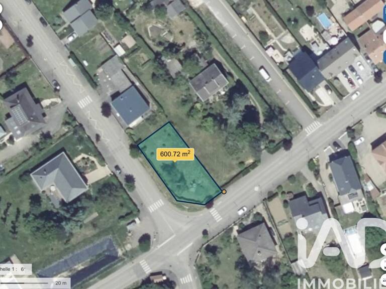 Vente Terrain à bâtir 600 m&sup2; — photo 1
