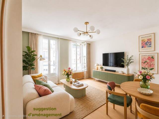 appartement clefs en main 69m2- 3 ch- quartier Batignolle — photo du bien