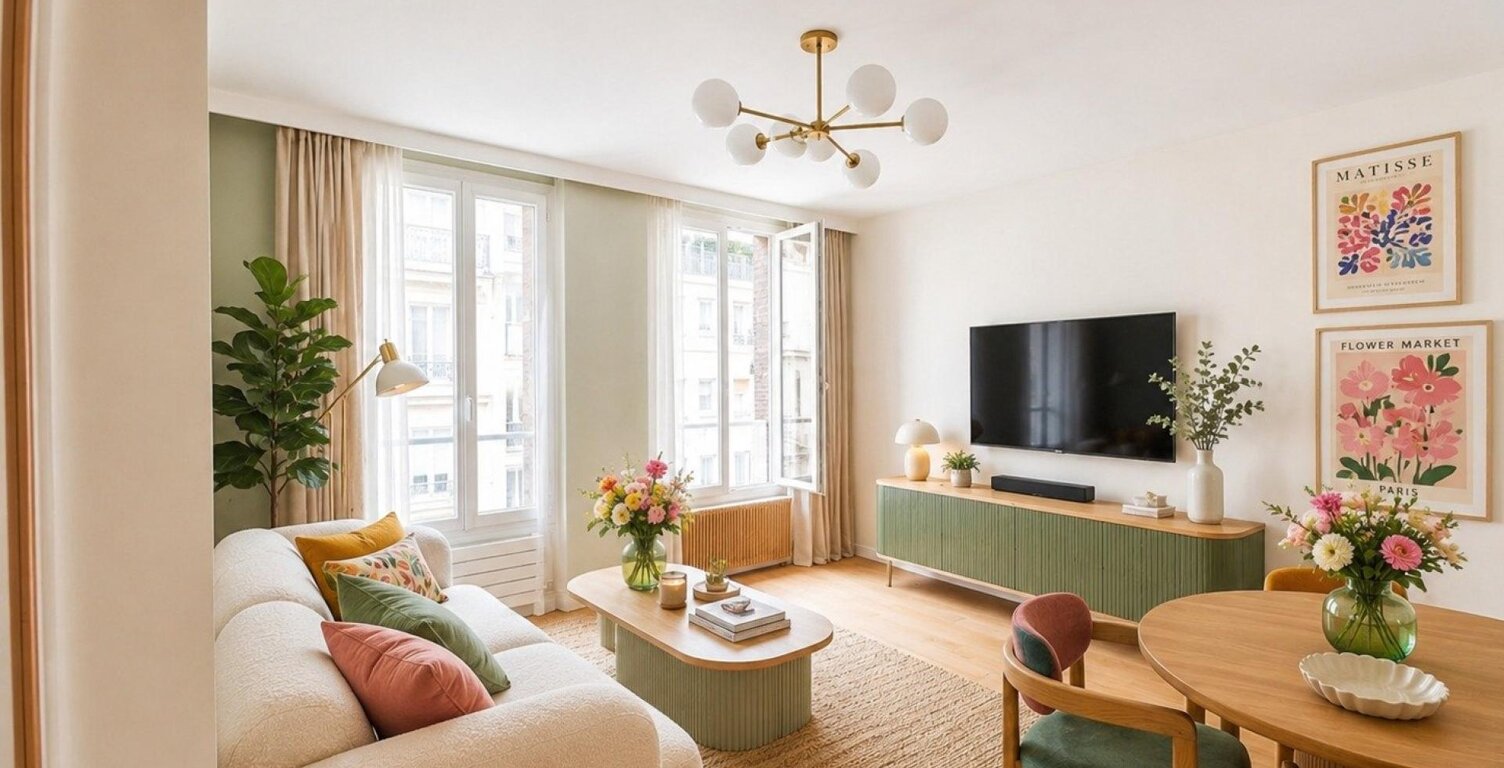 appartement clefs en main 69m2- 3 ch- quartier Batignolle — photo 1