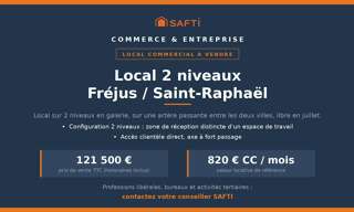 Commerce 1 Pièce  m² à vendre à Fréjus (83600)