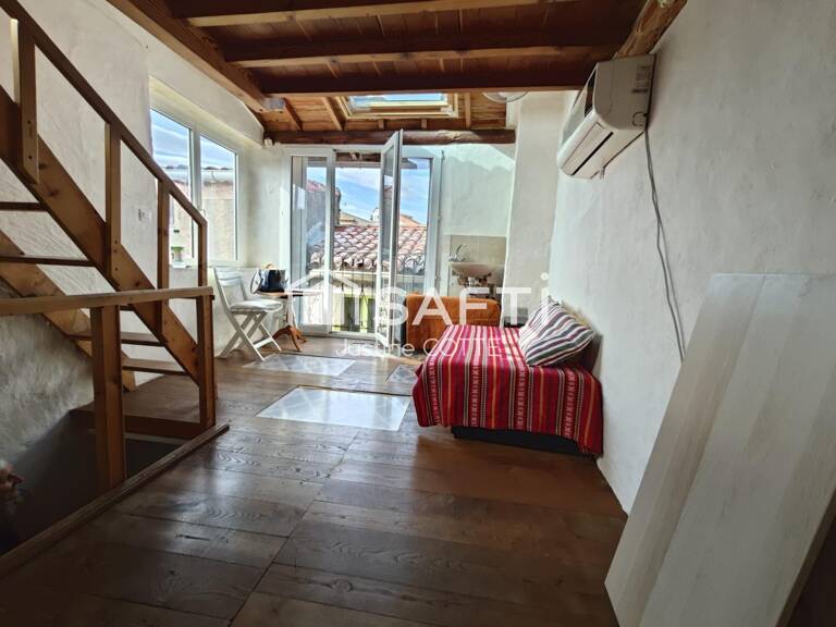 T5 vertical atypique avec mezzanine et balcon. — photo 1