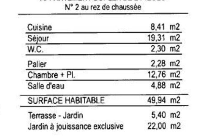 Duplex T2 avec jardin privatif — photo 3