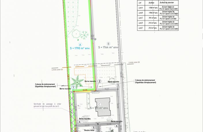 Vente Terrain à bâtir 1 790 m&sup2; — photo 2