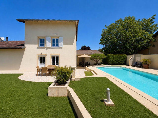 Maison d'exception de 219 m2, deux garages et piscine — photo du bien