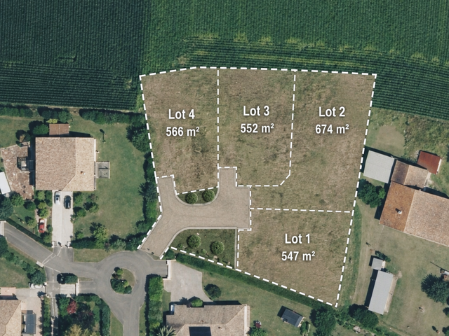 Vente Terrain à bâtir 566 m&sup2; — photo du bien