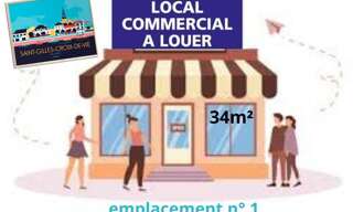 Commerce  34 m² à louer à Saint-Gilles-Croix-de-Vie (85800)