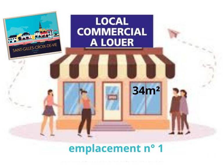 Location Boutique/Local commercial 34 m&sup2; — photo 1
