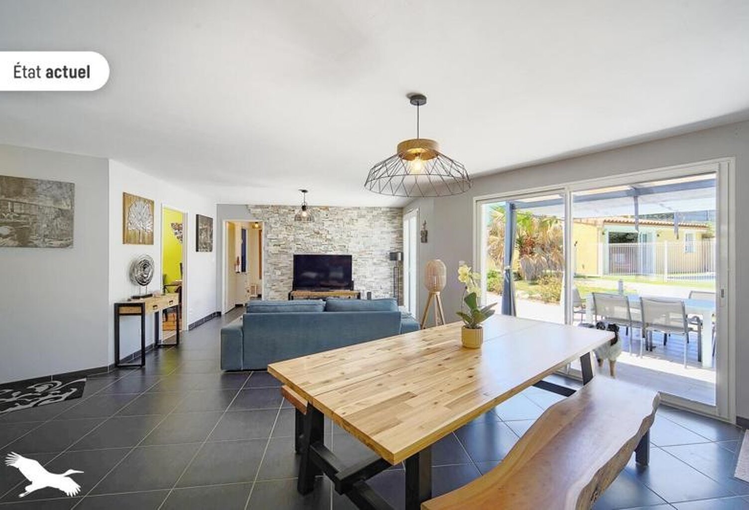 Contemporaine de 5 pièces principales — photo 1
