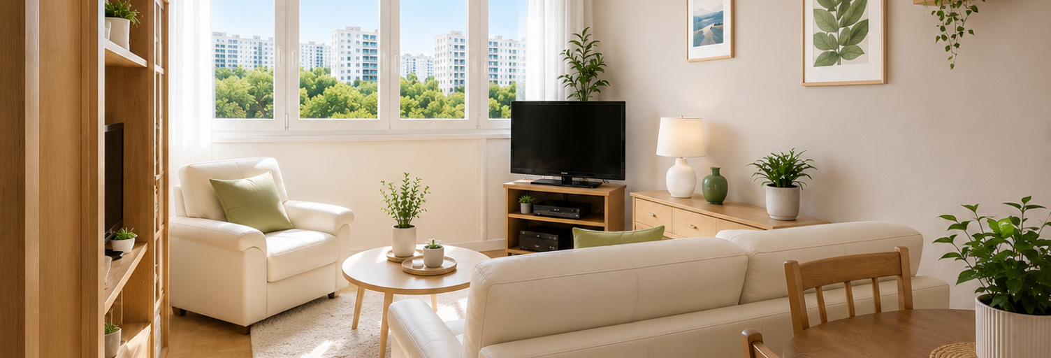 Appartement 3 Pièces 61 m² à vendre à Villeneuve-la-Garenne (92390)