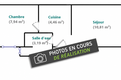 Appartement 2 pièces 258000 €