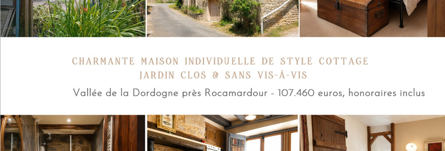 Maison 6 Pièces 82 m² à vendre à Thégra (46500)