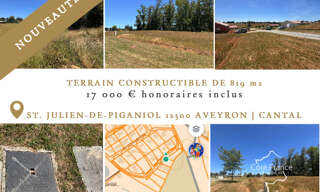 Terrain  819 m² à vendre à Saint-Santin (12300)