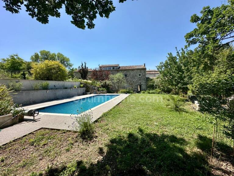 AUTHENTIQUE MAS EN PIERRES AVEC MAISON INDEPENDANTE, PISCINE ET TERRAIN DE 7 000 M² – ALLAN — photo 1