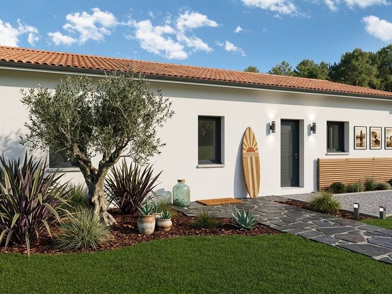 Projet de construction d'une maison 90 m² avec terrain à SAINT-GEOURS-DE-MAREMNE (40) — photo 1