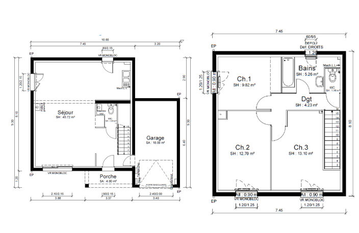 Vente maison 4 pièces 94 m² Villefranche-sur-Saône (69400) — photo 2
