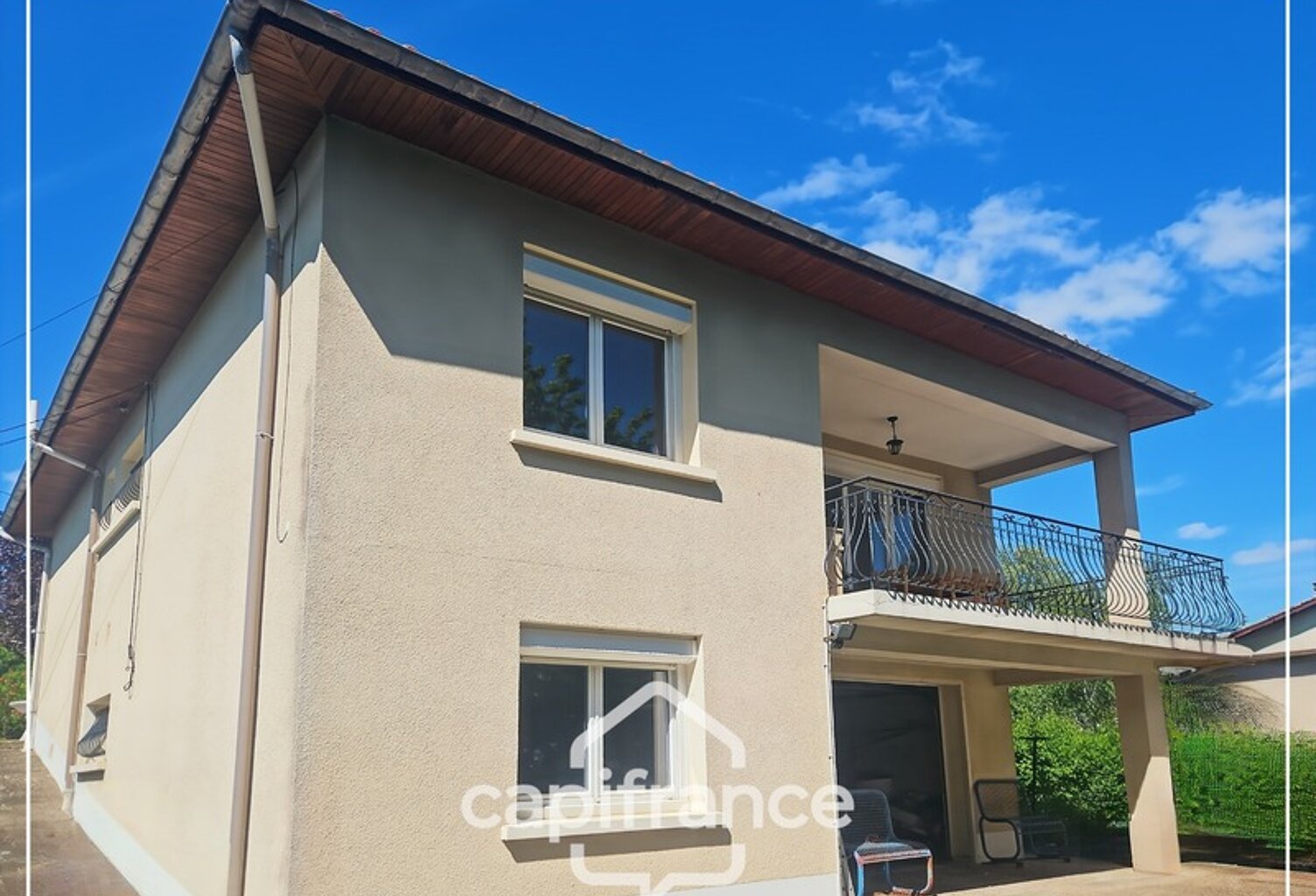 Maison avec sous-sol, 3 chambres, jardin, garage, accès de plain pied depuis la terrasse — photo 1