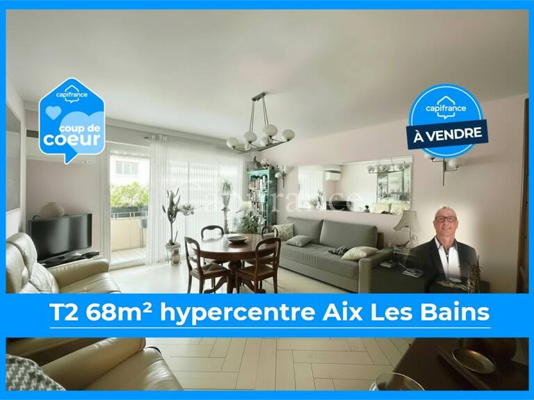 Appartement T2 de 69 m², dernier étage avec balcons, cave, garage locatif possible – Hypercentre Aix-les-Bains (73) — photo 1