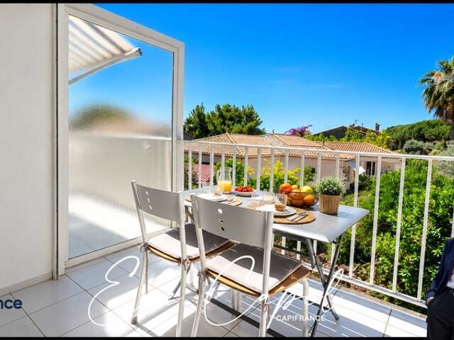 Appartement à vendre 1 pièces BALARUC LES BAINS (34), STUDIO Climatisé avec Terrasse, au Calme et sans vis-à-vis — photo du bien