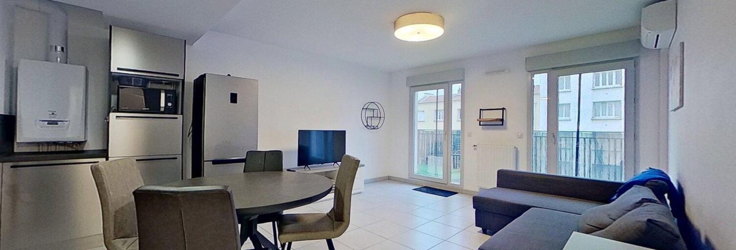 Appartement 3 Pièces 61 m² à louer à Villeurbanne (69100)