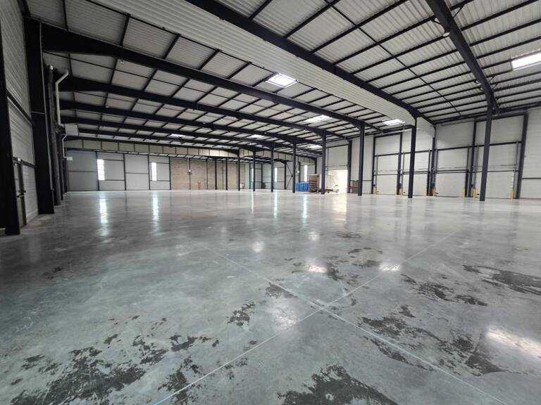 MY TRANSAC vous propose à la location un bâtiment indépendant d'activité et Stockage NEUF de 5 800m² Divisible avec QUAIS et Portes sectionnelles de Plain pied — photo 1