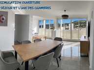 Appartement à vendre - Dernier étage - Vue exceptionnelle Faron & aperçu mer-  T4 avec balcons - TOULON-CLARET — photo 3