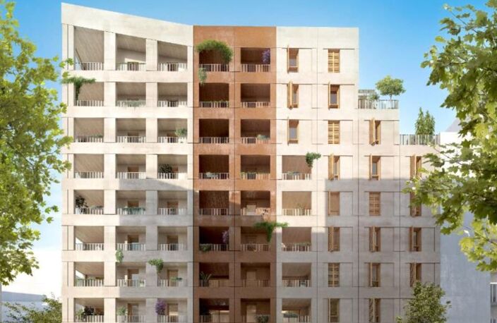 PENTHOUSE NEUF EN VEFA TYPE 5 AVEC SPACIEUSE TERRASSE DE 130 M2 (EXPOSÉE SUD-EST)ET DEUX PLACES DE PARKING PRIVATIVES EN SOUS-SOL DANS RÉSIDENCE NEUVE ART-DÉCO -- — photo 2