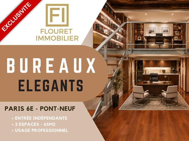 Bureau / Local professionnel - 65m² - Pont Neuf — photo du bien