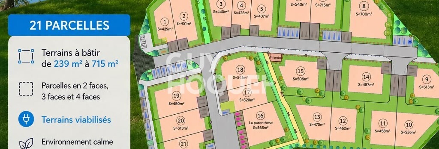 Terrain  460 m² à vendre à Saint-Jean-Pla-de-Corts (66490)