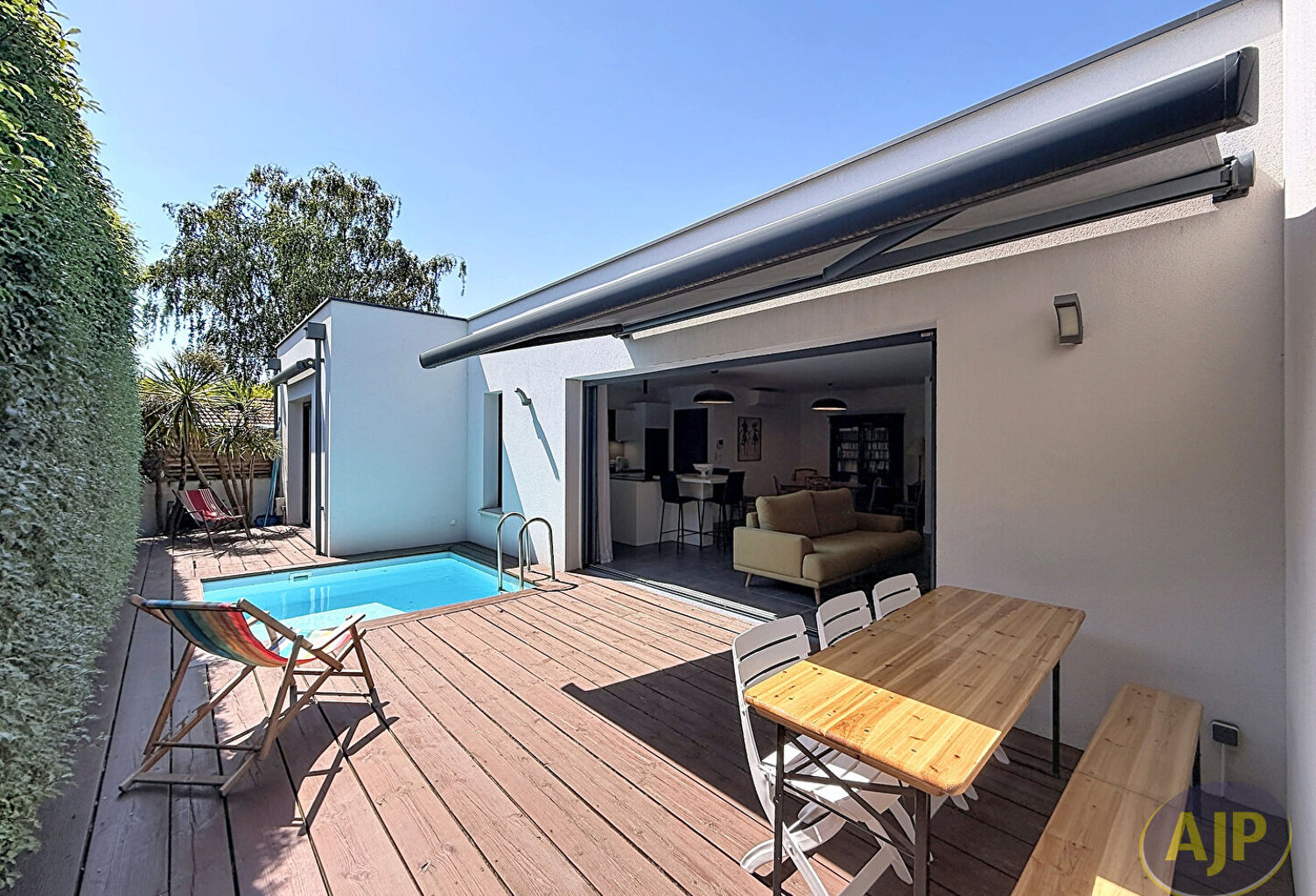 LA TESTE-DE-BUCH - Les Bordes - Maison de plain-pied avec piscine chauffée. — photo 1