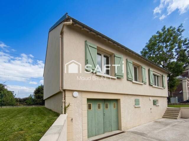 Au cœur de Bréval, maison 3 chambres, possible 5, sous-sol total — photo du bien