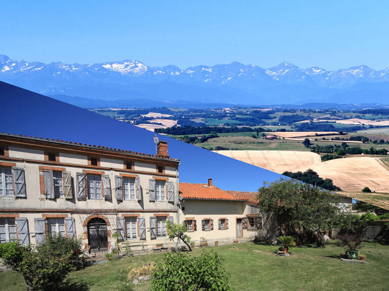 Vue Pyrénées, maison de Maitre, 200m2, nombreuses dépendance — photo 1