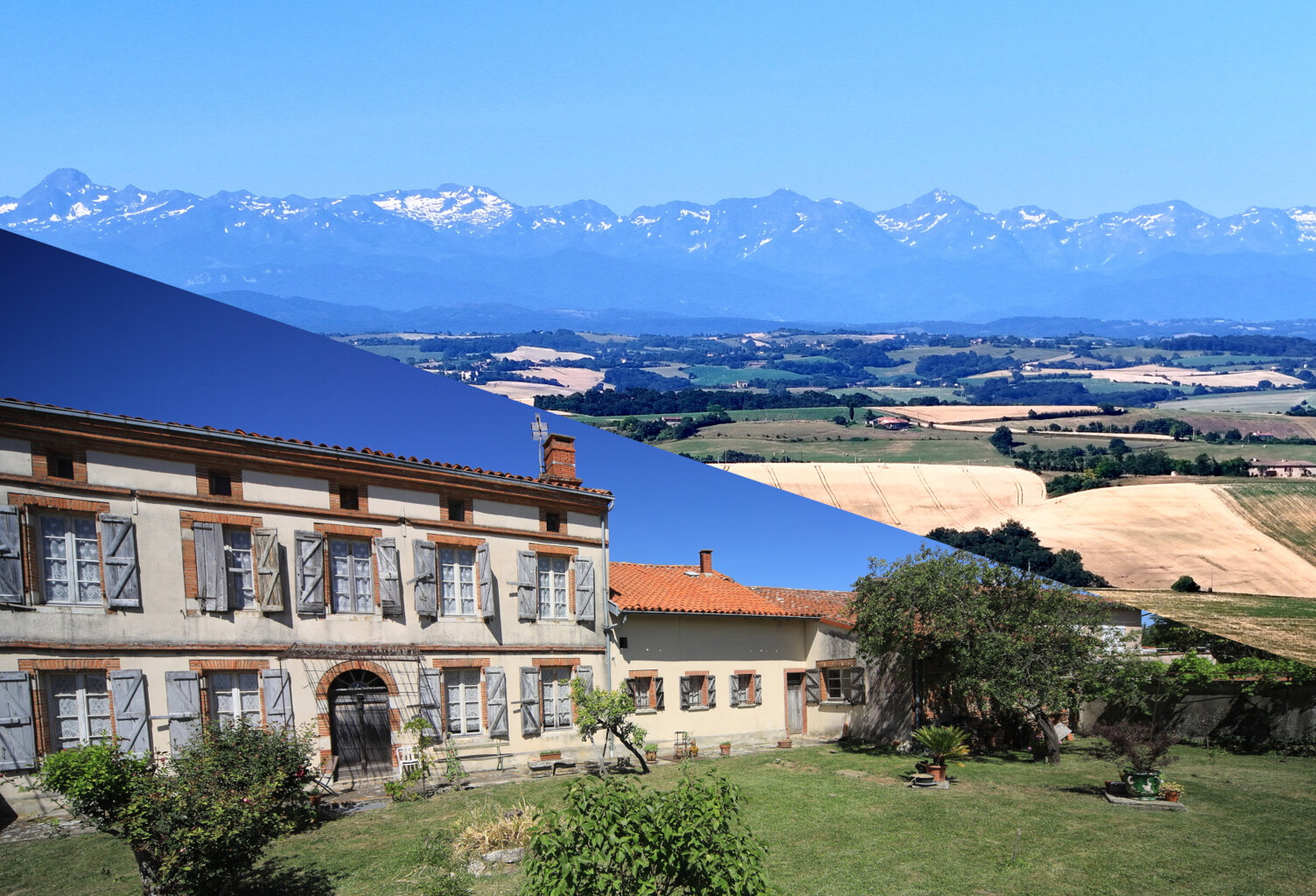 Vue Pyrénées, maison de Maitre, 200m2, nombreuses dépendance — photo 1